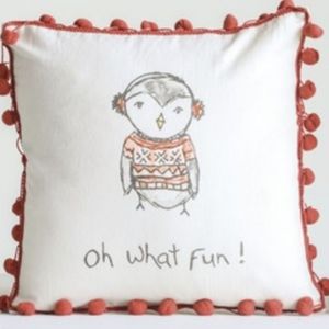 Oh What Fun! Christmas Pillow